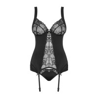 OB Heartina corset & thong black