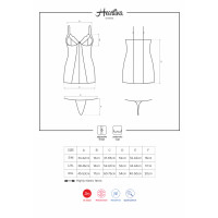 OB Heartina chemise & thong black