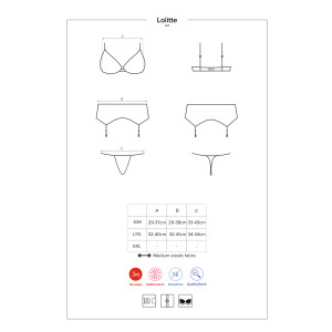 OB Lolitte 3 pcs set black