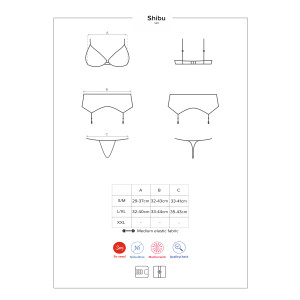 OB Shibu 3pcs set black