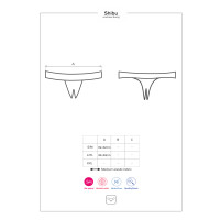 OB Shibu crotchless thong black