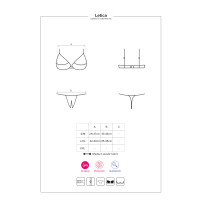 OB Letica 2 pcs set cupless black