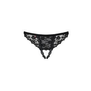 OB Letica crotchless thong black