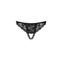 OB Letica crotchless thong black