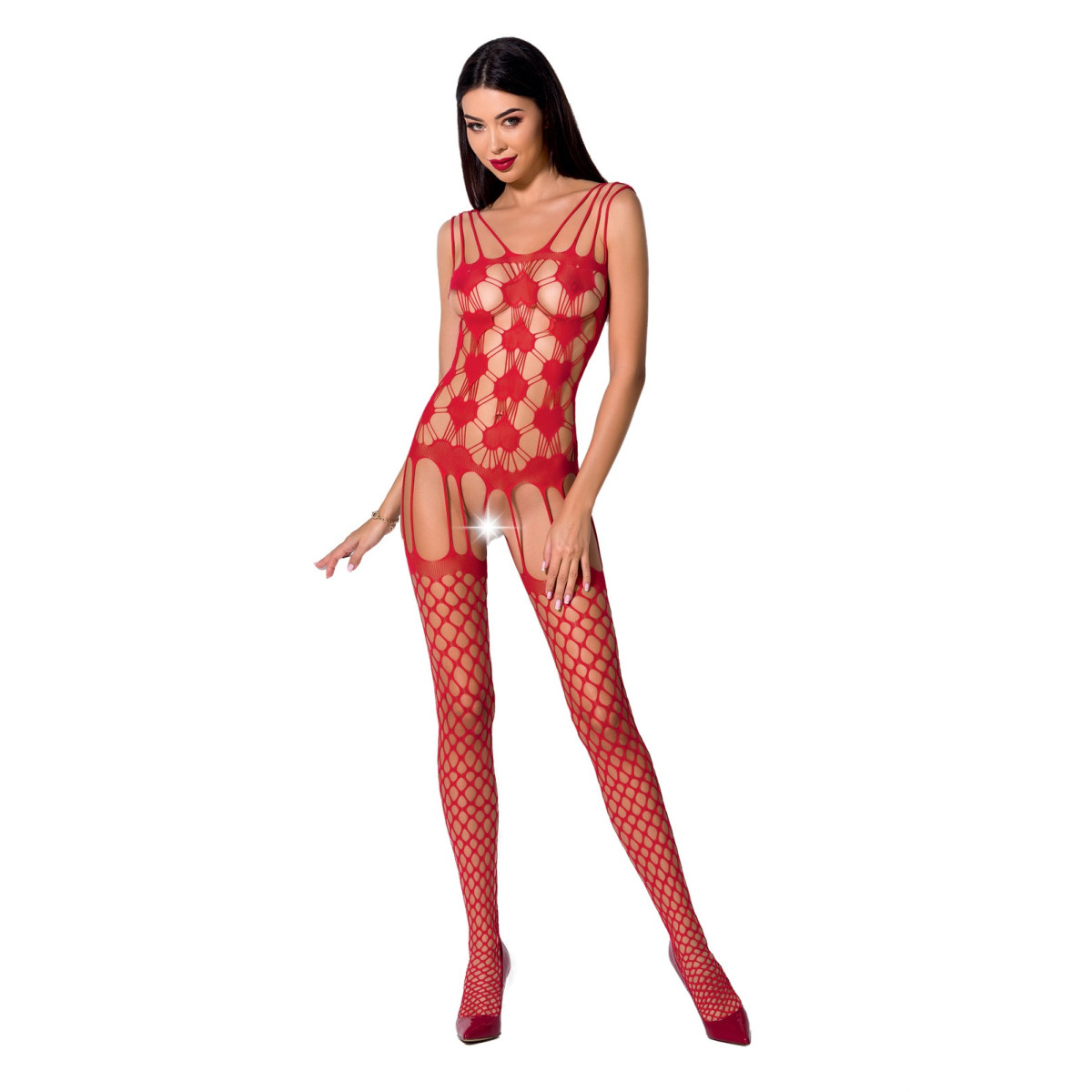 PE Bodystocking BS067 red box