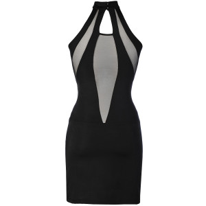 V-9269 dress black