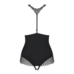 OB Chiccanta crotchless teddy black
