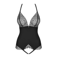 OB Chiccanta crotchless teddy black
