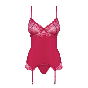 OB Rosalyne corset & thong red