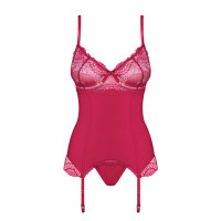 OB Rosalyne corset & thong red