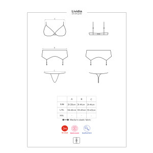OB Lividia 3pcs set red