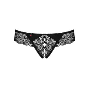 OB Miamor crotchless thong black