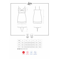 OB Lovica chemise & thong red