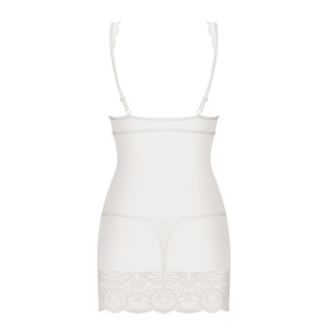 OB 853-CHE-2 chemise & thong white