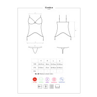 OB Contica corset & panty black
