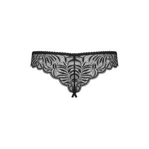 OB Contica crotchless thong black