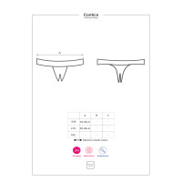OB Contica crotchless thong black