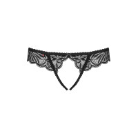 OB Contica crotchless thong black
