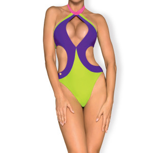 OB Playa Norte swimsuit green-purple