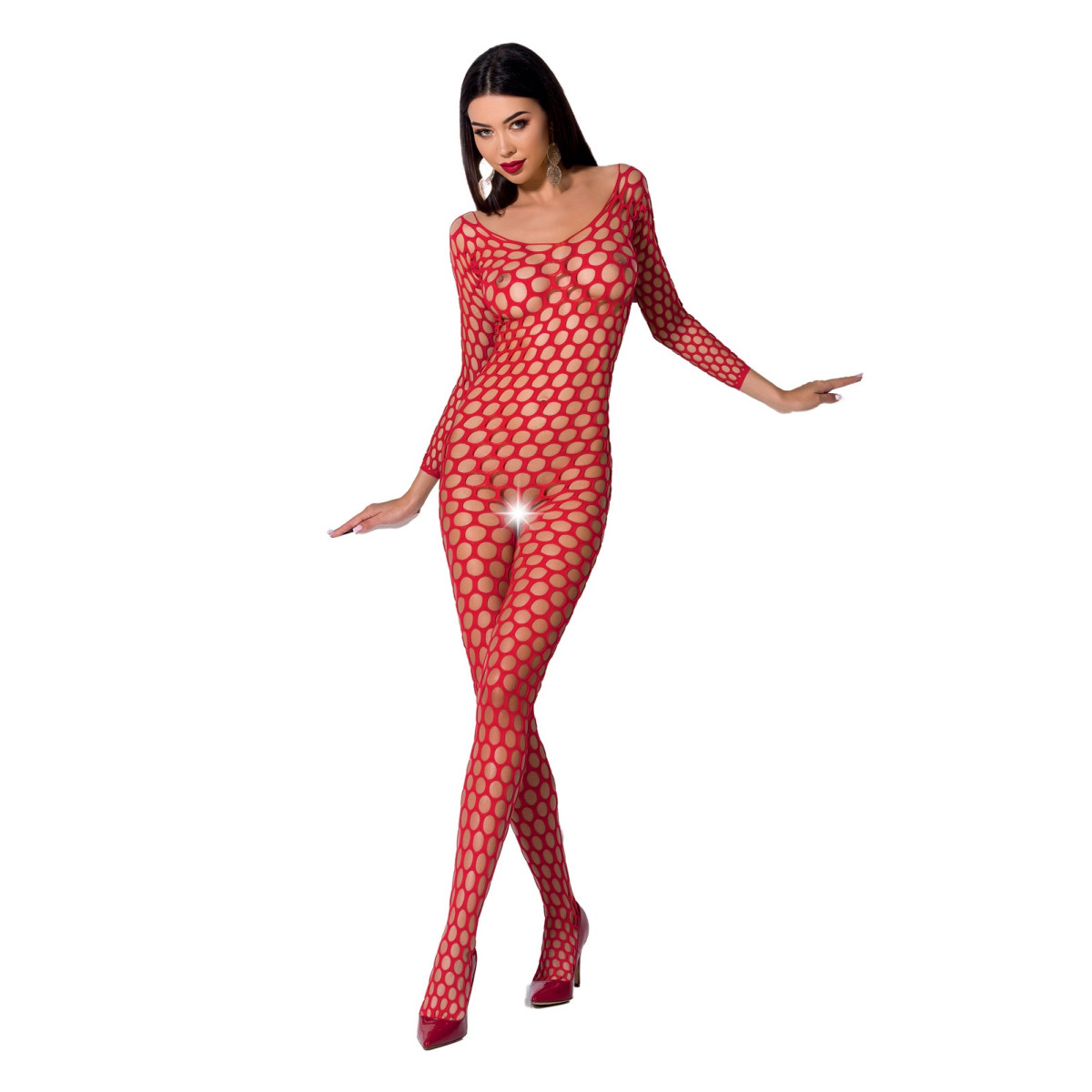 PE Bodystocking BS077 red box