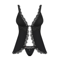 OB Arisha babydoll & thong black