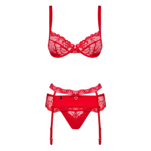 OB Heartina 3pcs set red