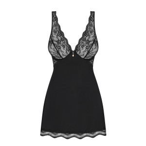 OB Luvae babydoll & thong black Size Plus