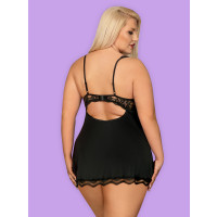 OB Luvae babydoll & thong black Size Plus