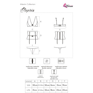 LC Mepiria 3pcs set black