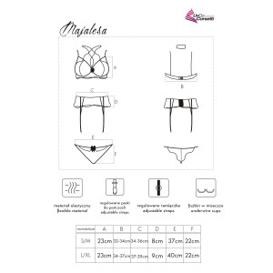 LC Majalesa 3pcs set black