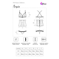 LC Nerysa 3pcs set black-purple