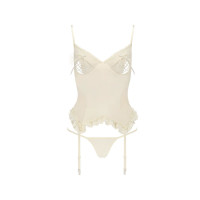 AV Bianca corset & thong ecru