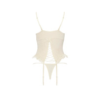 AV Bianca corset & thong ecru