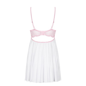 OB Girlly babydoll & thong white