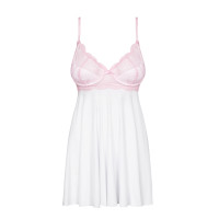 OB Girlly babydoll & thong white