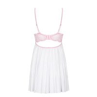 OB Girlly babydoll & thong white