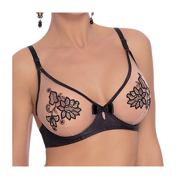 RZ Mehendi soft-bra schwarz