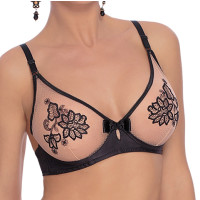 RZ Mehendi soft-bra schwarz