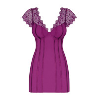 OB Moketta chemise & thong purple