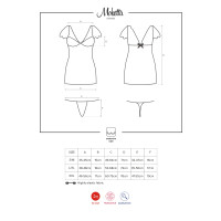 OB Moketta chemise & thong purple