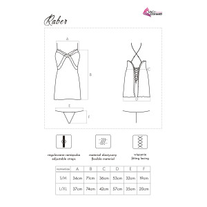 LC Raber chemise & thong gold