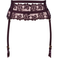 V-9472 garter belt purple