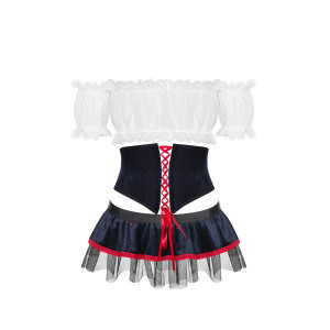 OB Slaviana costume black-white