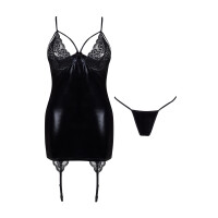 BN Gemma chemise & thong black