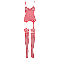 OB Bodystocking F214 red