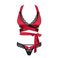 OB Sensuelia top & thong red