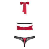 OB Sensuelia top & thong red