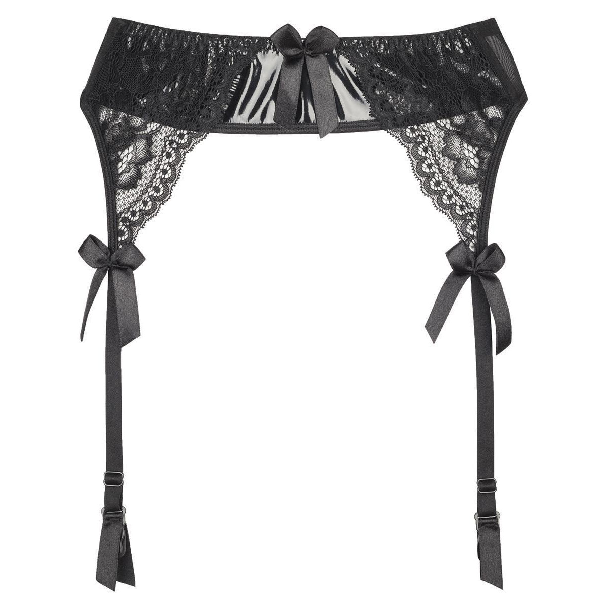 V-8732PS Plus Size garter belt black