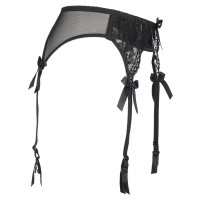 V-8732PS Plus Size garter belt black
