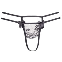 V-8698PS Plus Size string black
